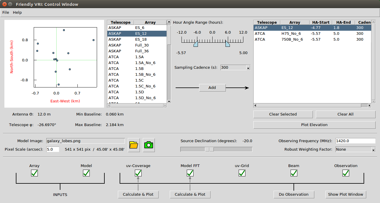 fVRI Control Window