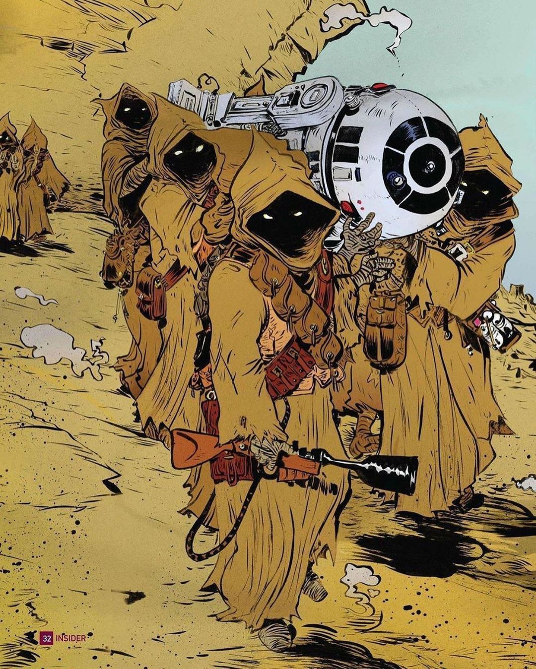 Star Wars Fan art by Paul Pope