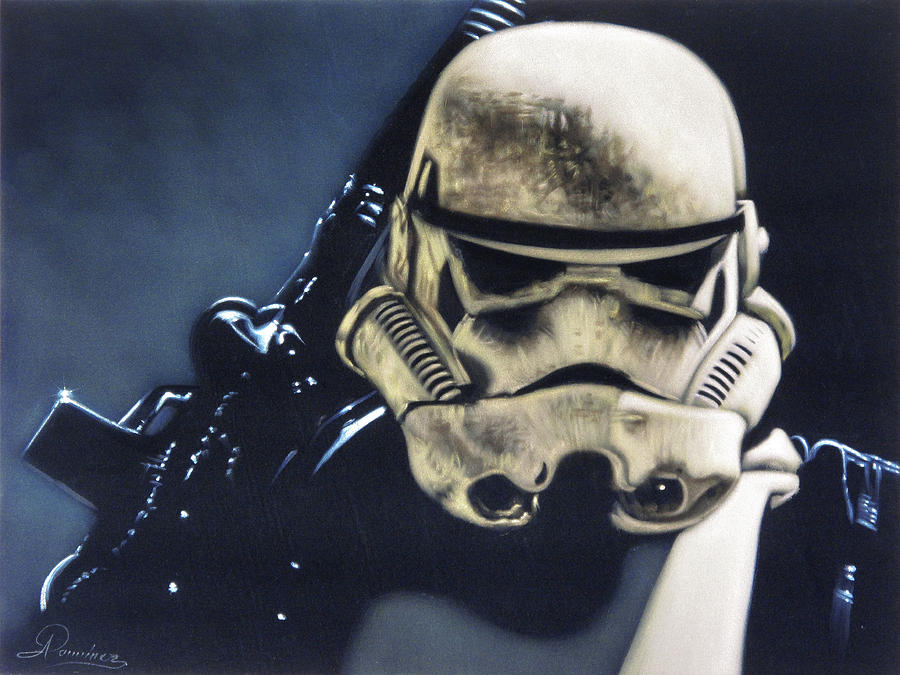 Stormtrooper Original Oil Painting by RamirezRamirez