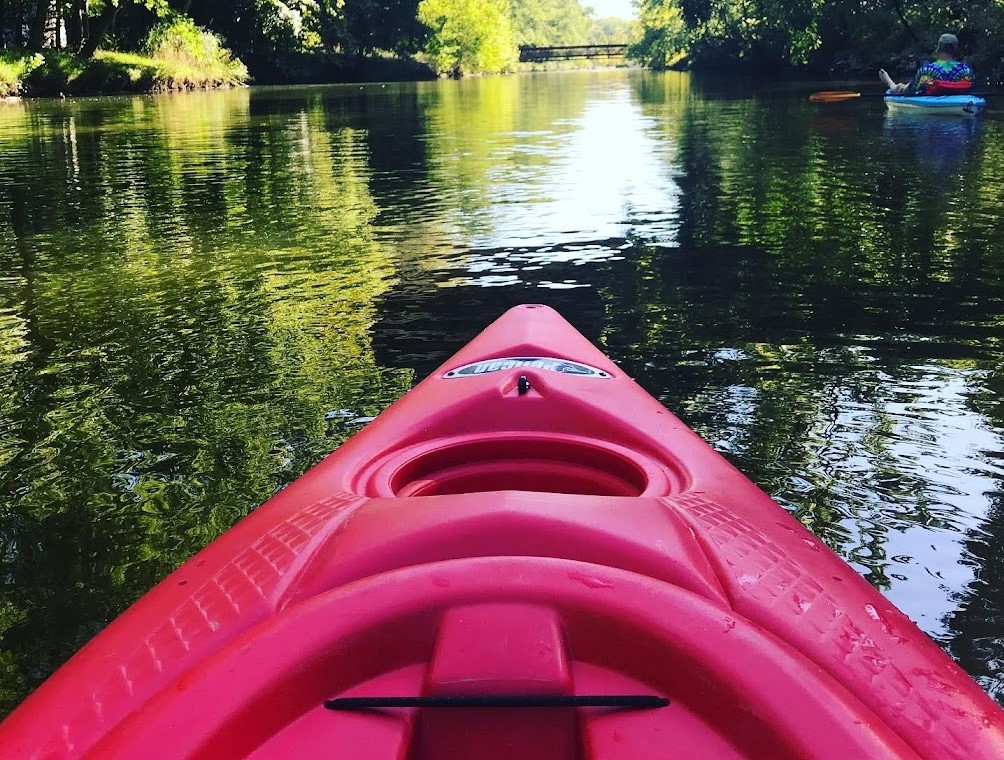 Kayaking with my dad