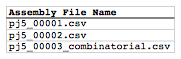Assembly files